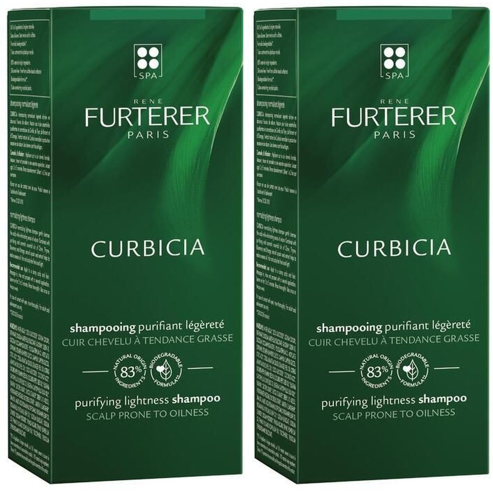 René Furterer Curbicia Shampoo purificante leggerezza 150ml - Capelli grassi Set da 2