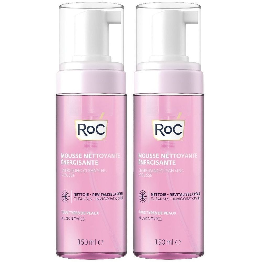 ROC Mousse Detergente Energizzante Set da 2