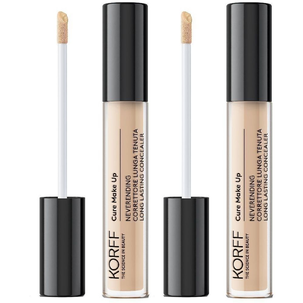 KORFF Cure Make Up Neverending Correttore Lunga Tenuta 02 Set da 2