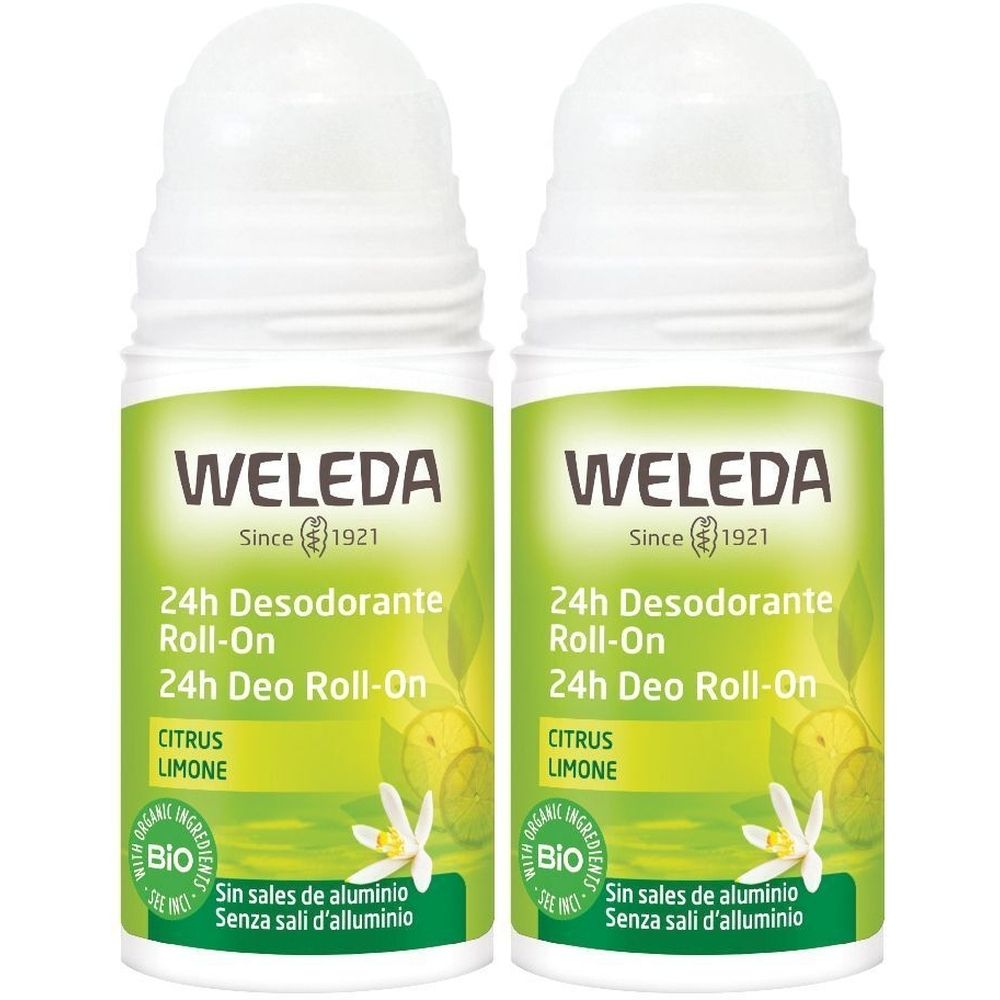 WELEDA 24h Deo Roll-On Limone Set da 2