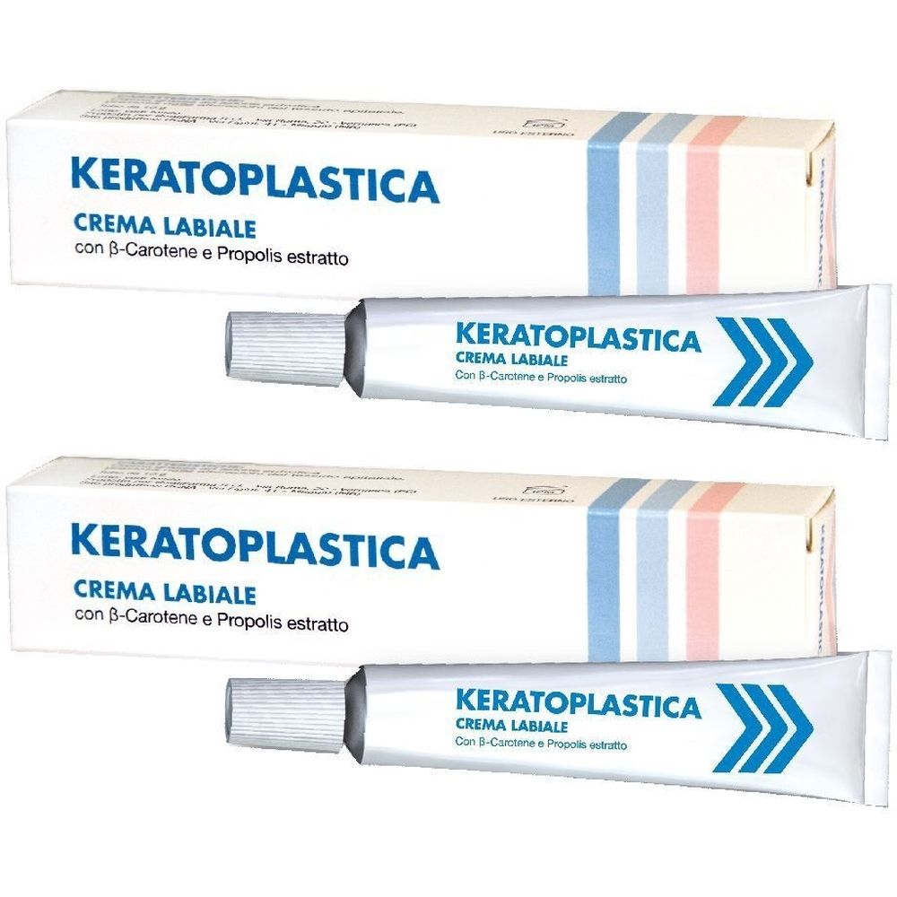 Keratoplastica Crema Labiale Set da 2