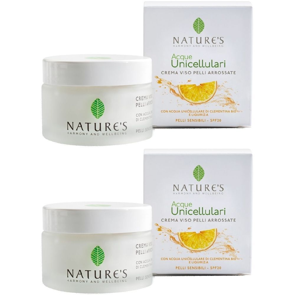 NATURE'S Crema Viso Pelli Arrossate SPF20 Set da 2