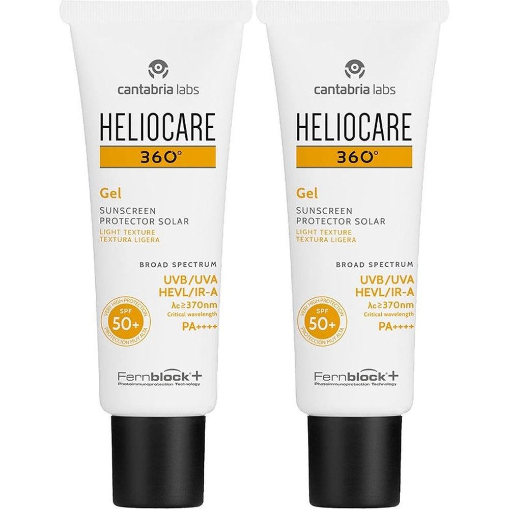 Heliocare 360° Gel 50+ Set da 2