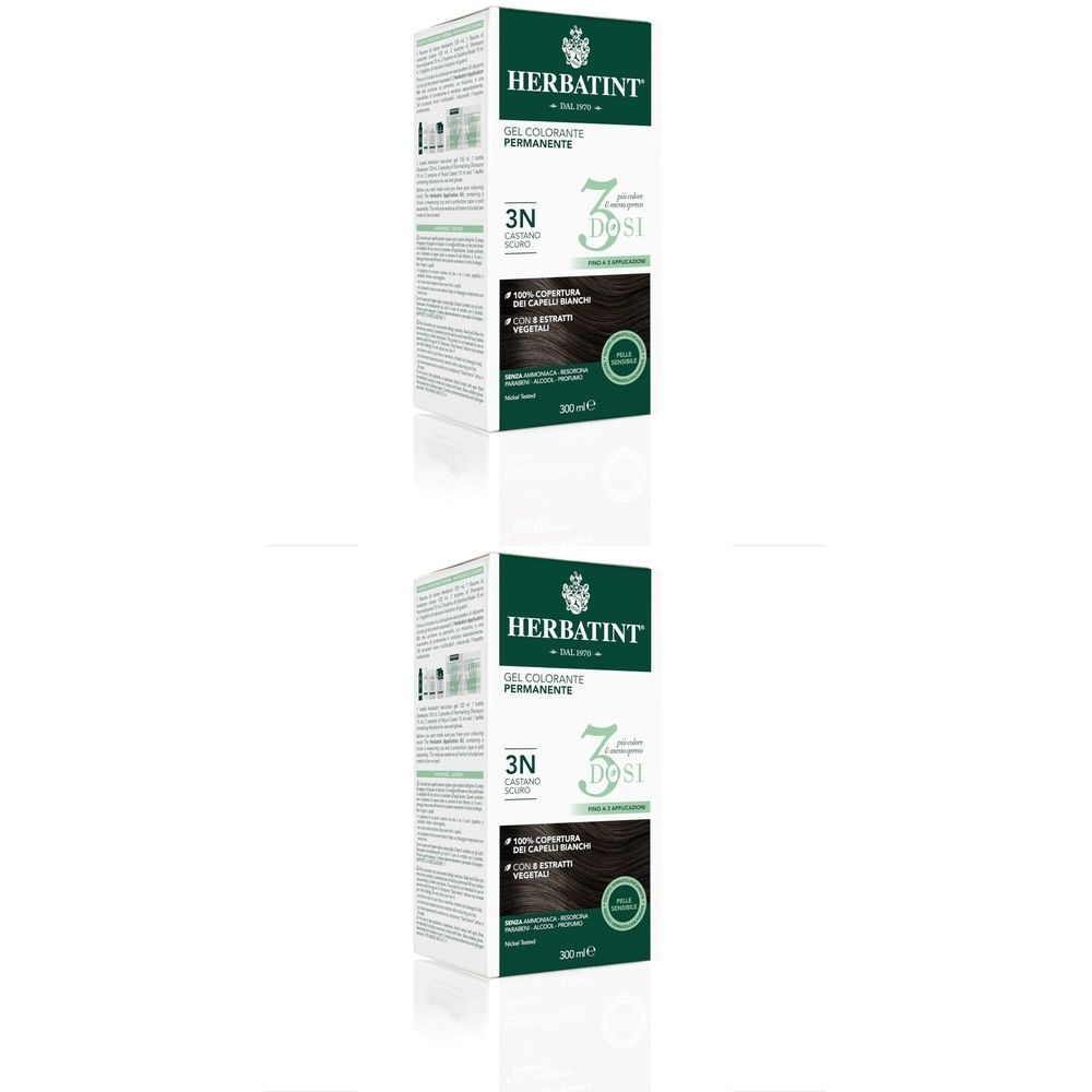 HERBATINT® 3 Dosi 3N Castano Scuro Set da 2