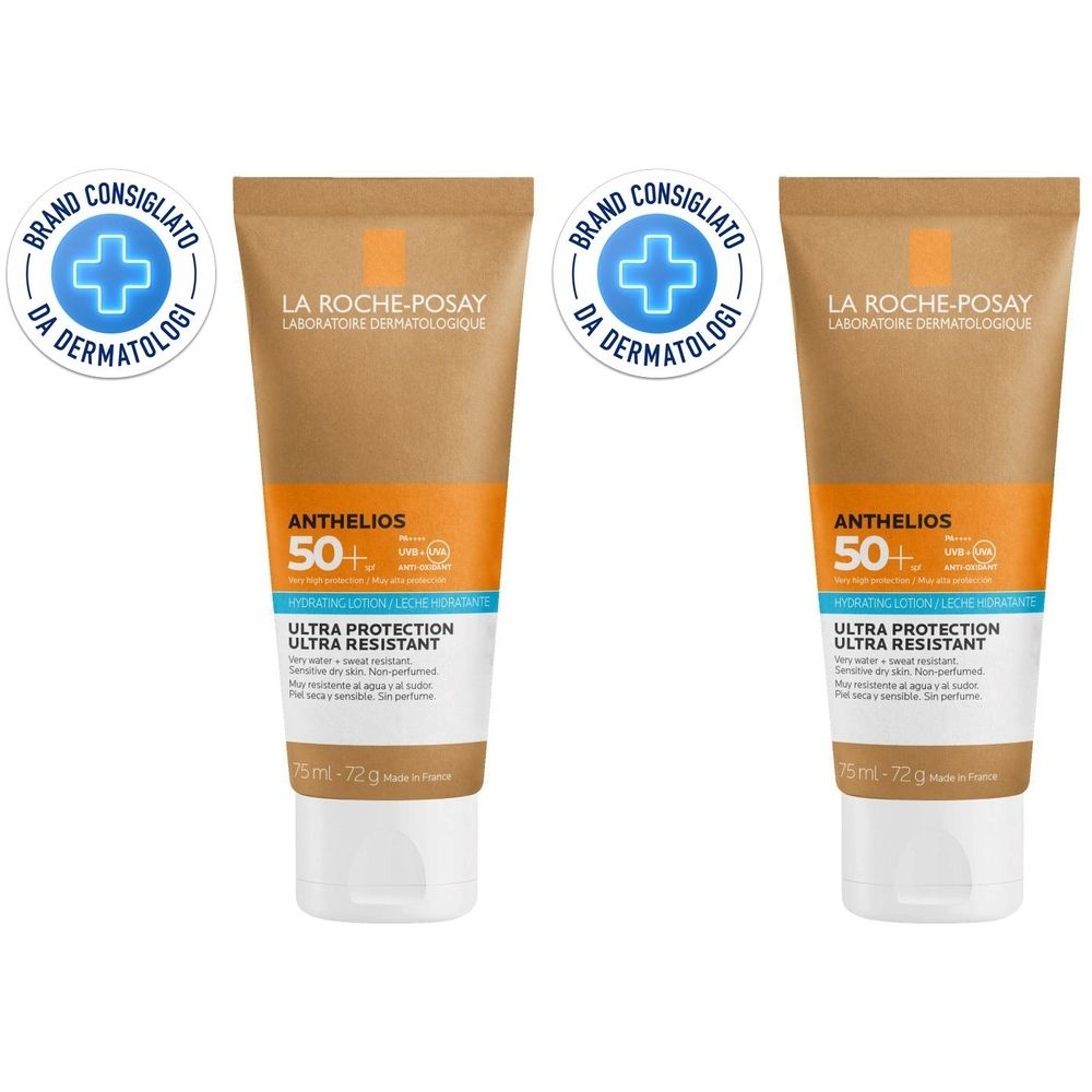 La Roche-Posay Anthelios Latte Idratante SPF50 75 ml Set da 2