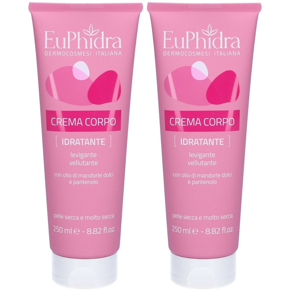 Euphidra Crema Corpo Idratante Set da 2