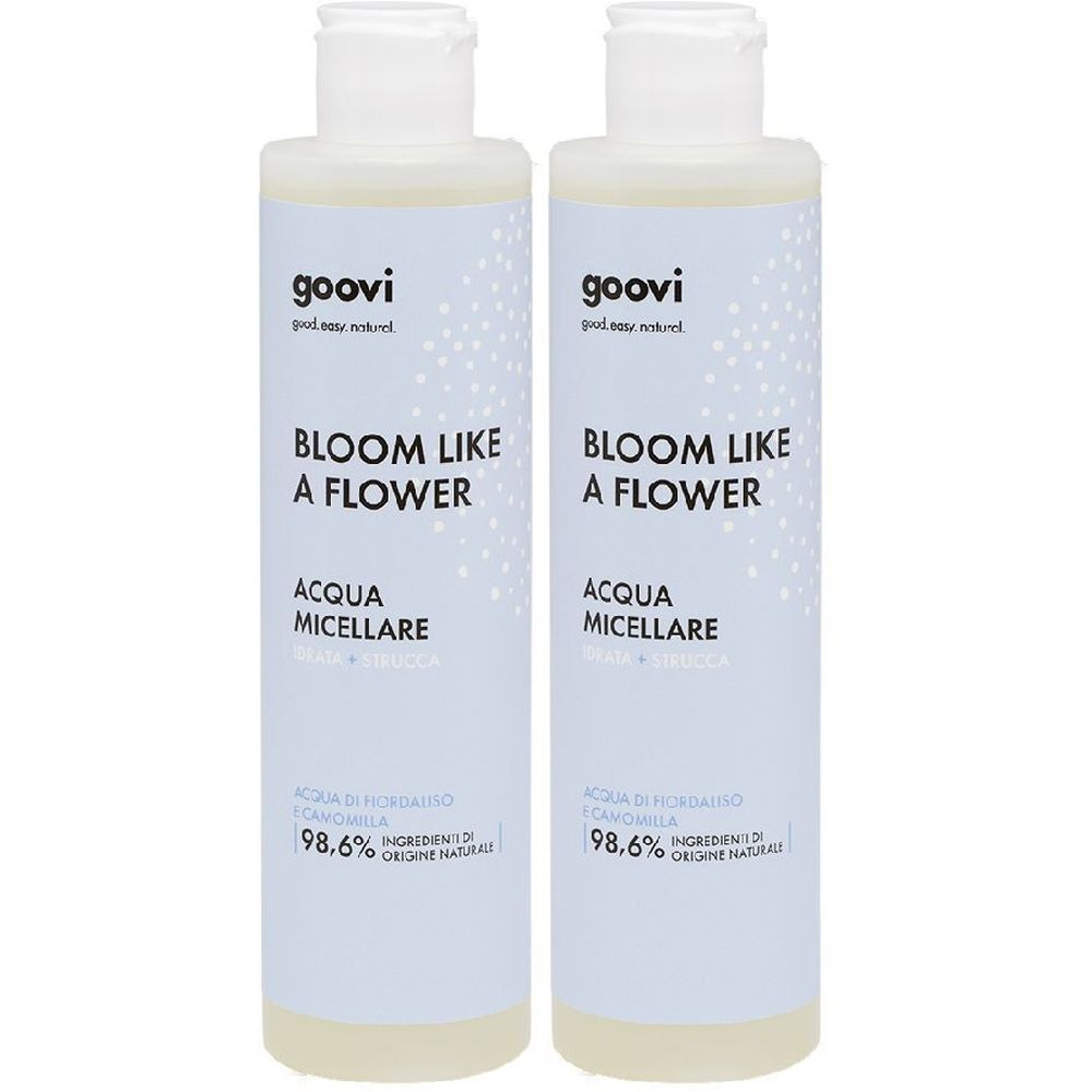 Goovi Acqua Micellare Bloom Like A Flower - risparmia il 15% con il codice: GOOVI15 Set da 2