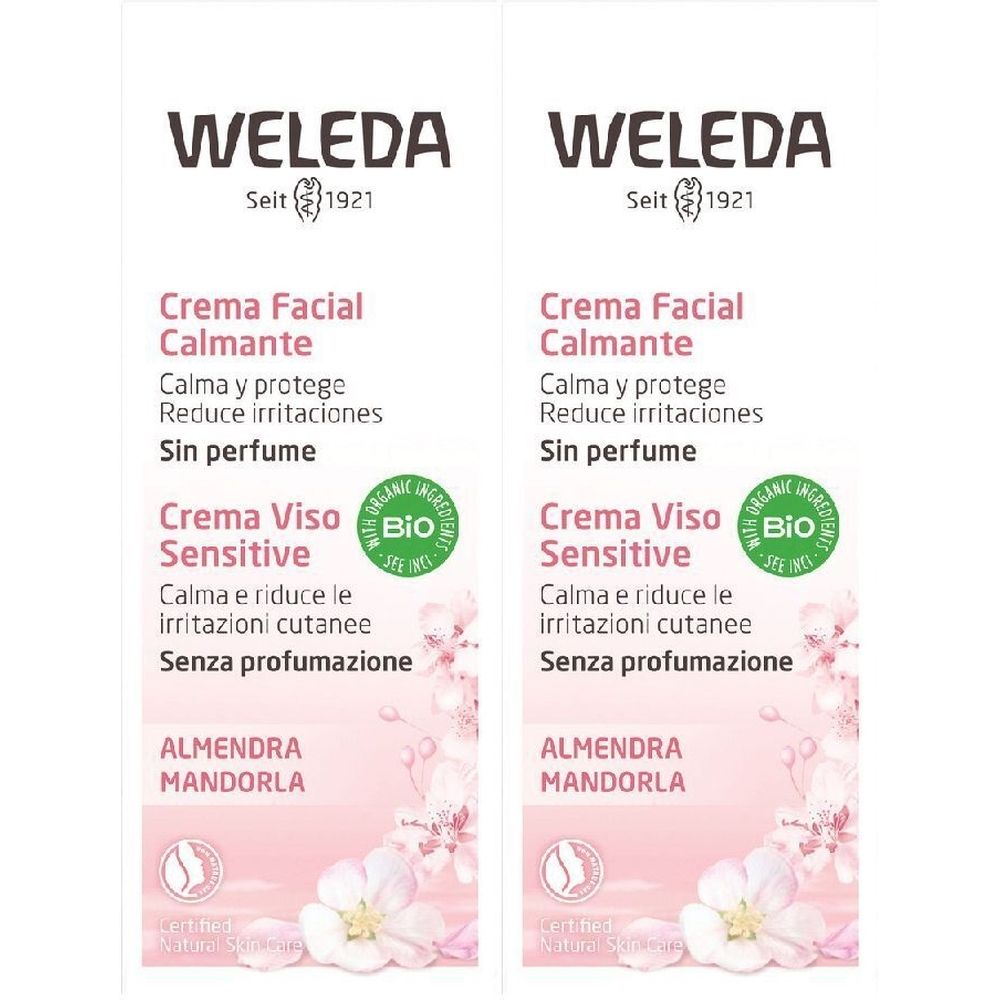 WELEDA Crema Viso Lenitiva Set da 2