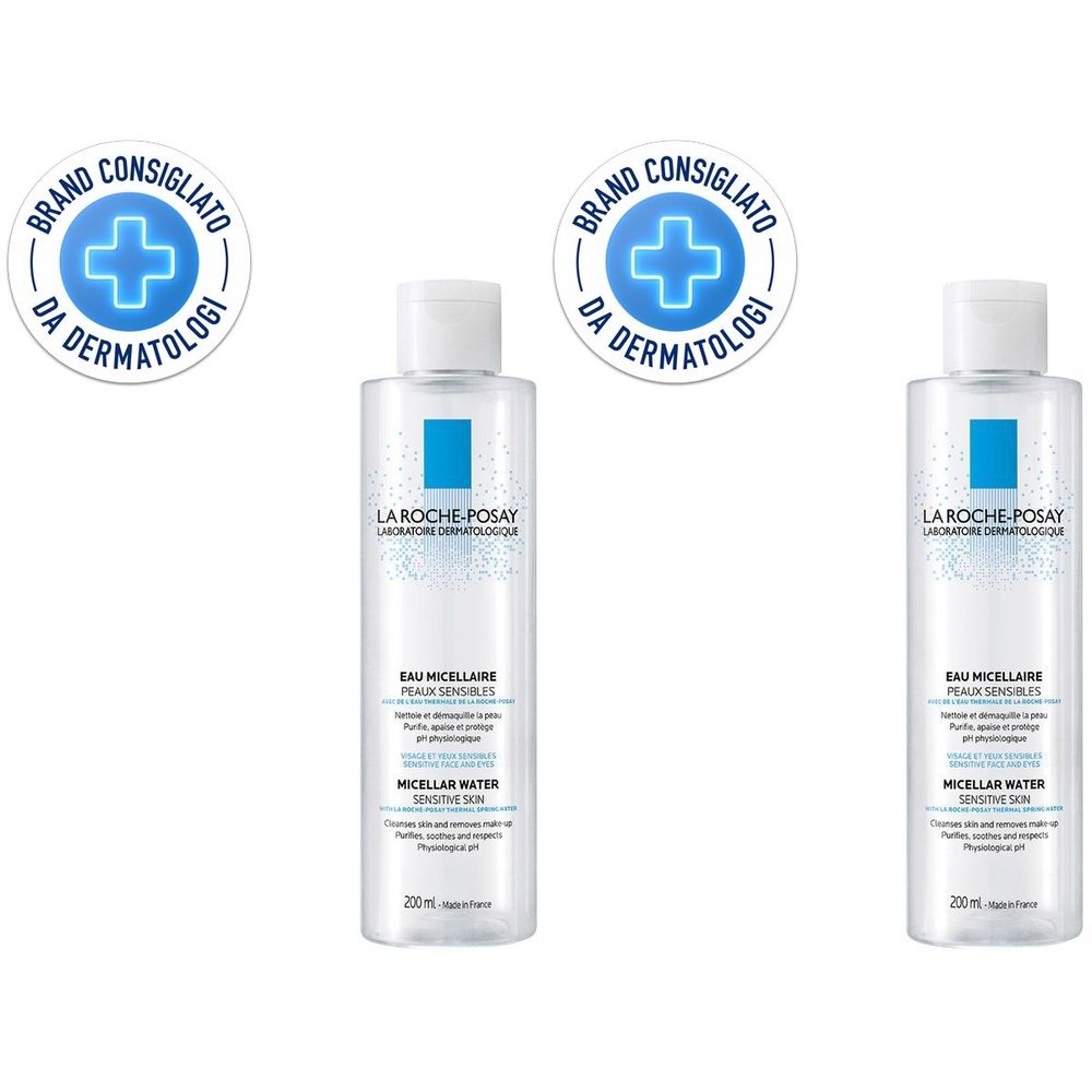 La Roche-Posay Toleriane Acqua Micellare Ultra Pelle Sensibile 200 ml Set da 2