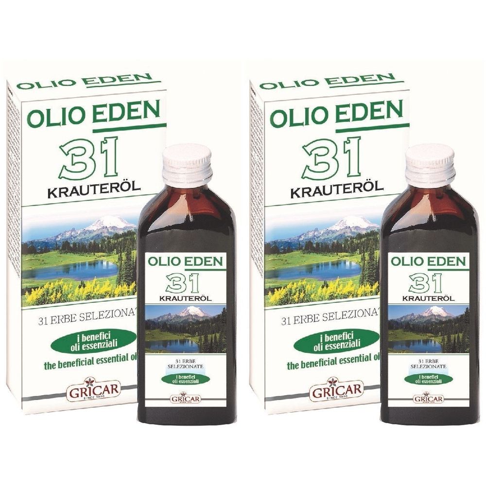 Olio Eden 31 Erbe 100 Ml Set da 2