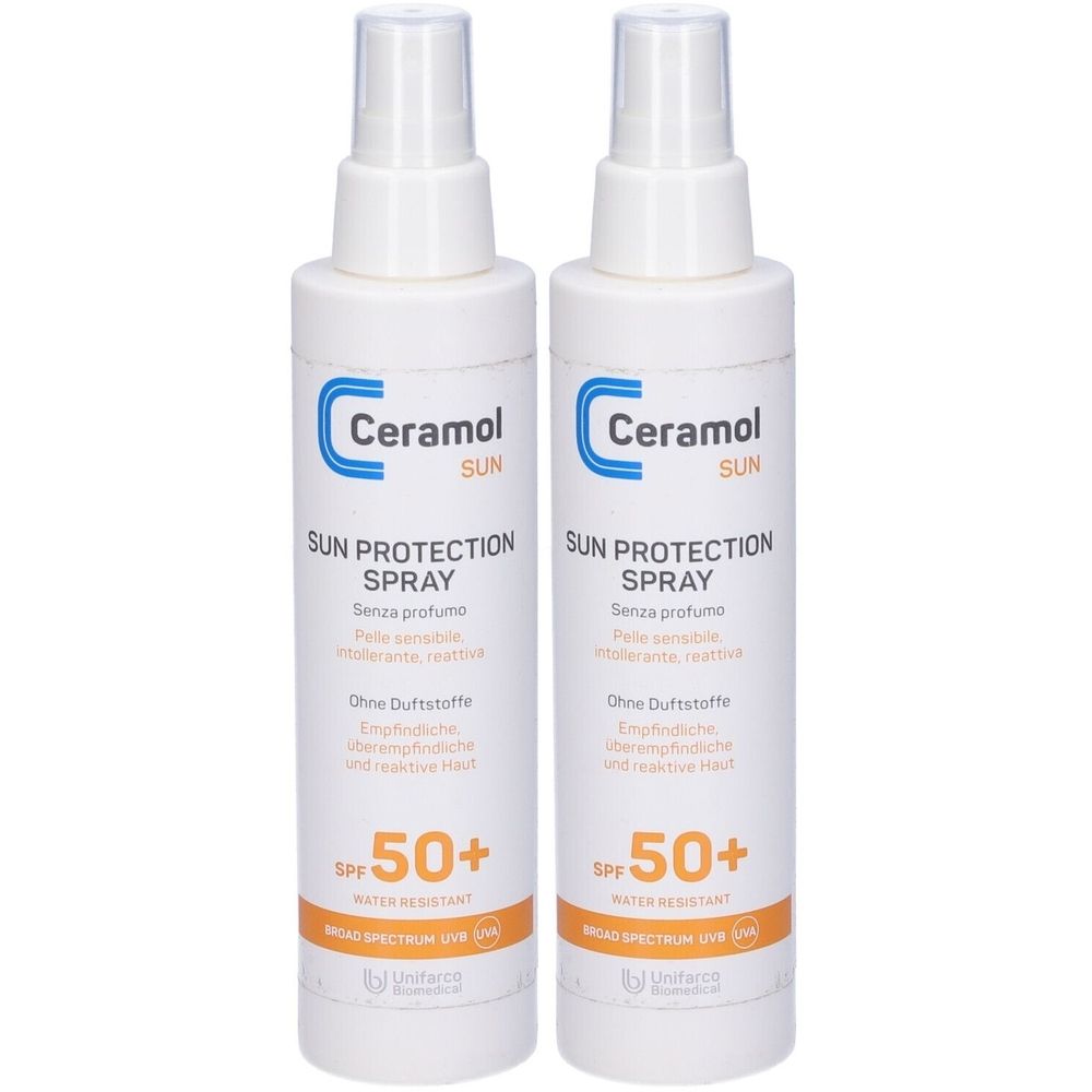 Ceramol Sun Protection Spray Spf50+ 150 Ml Set da 2
