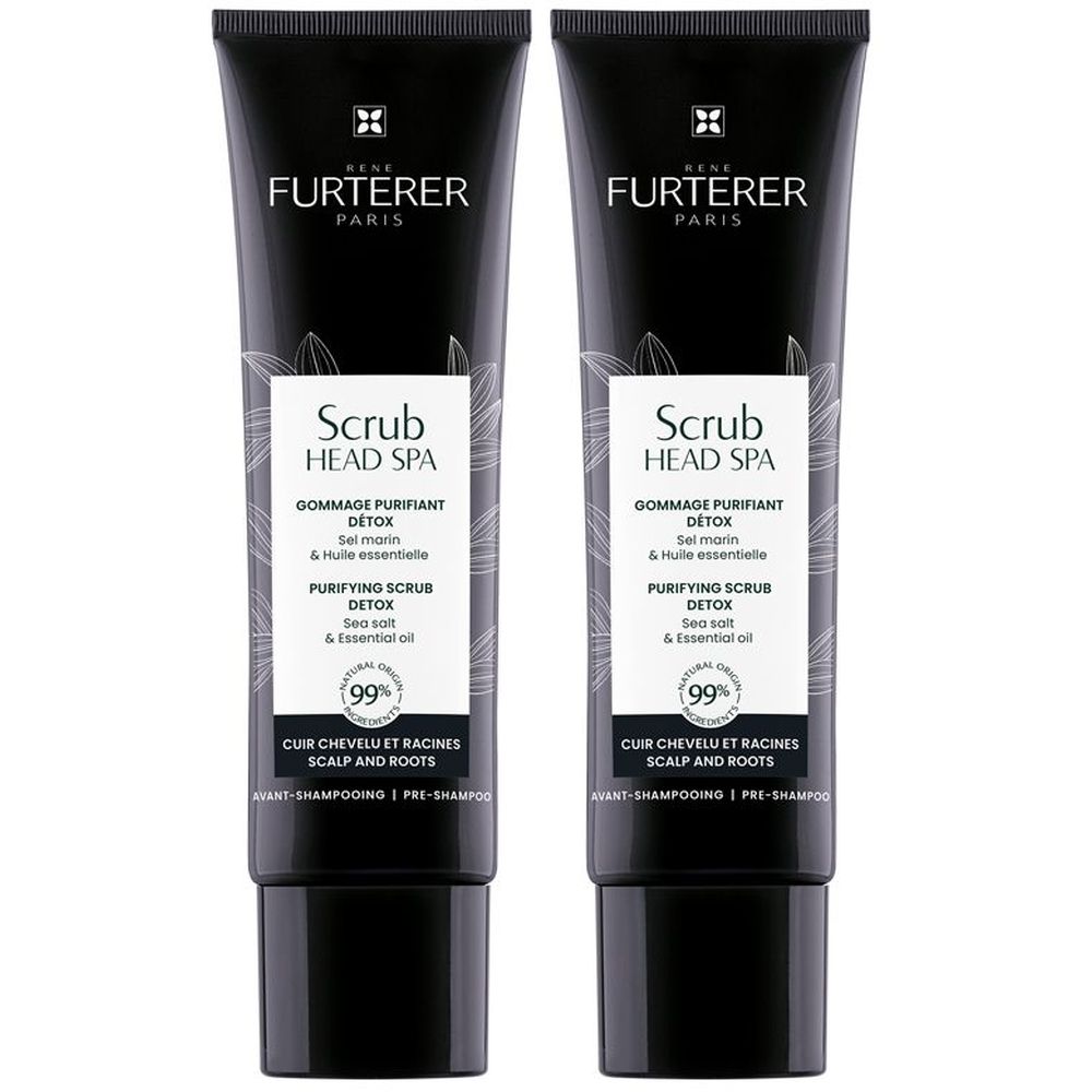 René Furterer Head Spa Scrub 150ml - Gommage purificante detox cuoio capelluto Set da 2