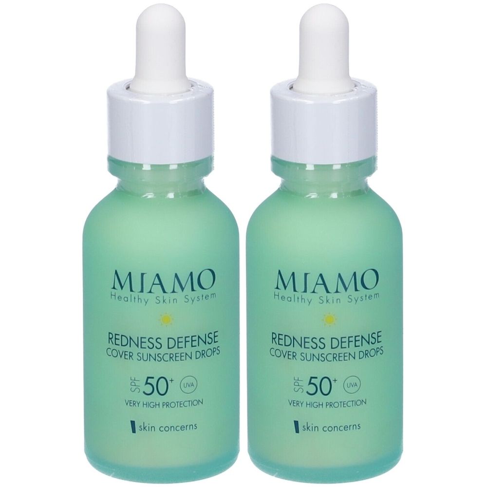 Miamo Redness Defense Siero Protettivo Anti-Rossori SPF 50+ Set da 2