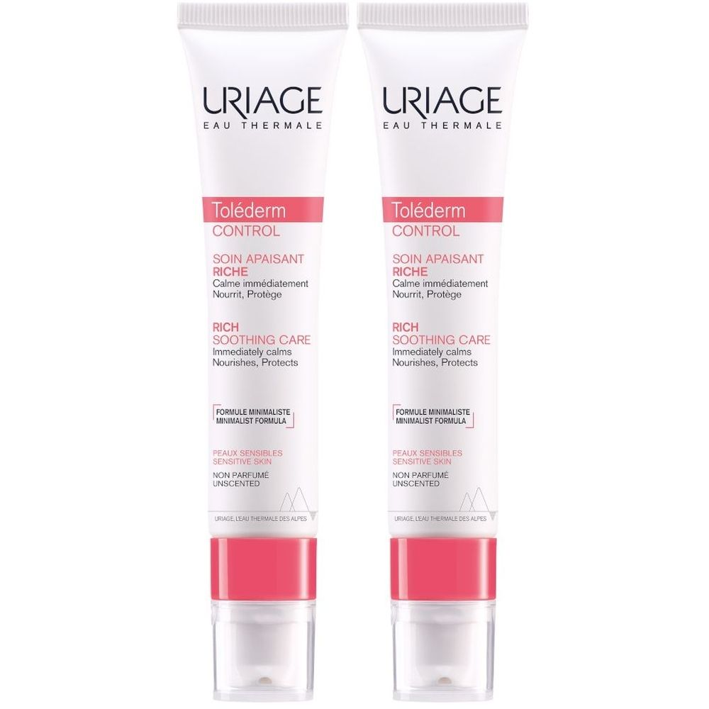 URIAGE Toléderm Control Crema Ricca Set da 2