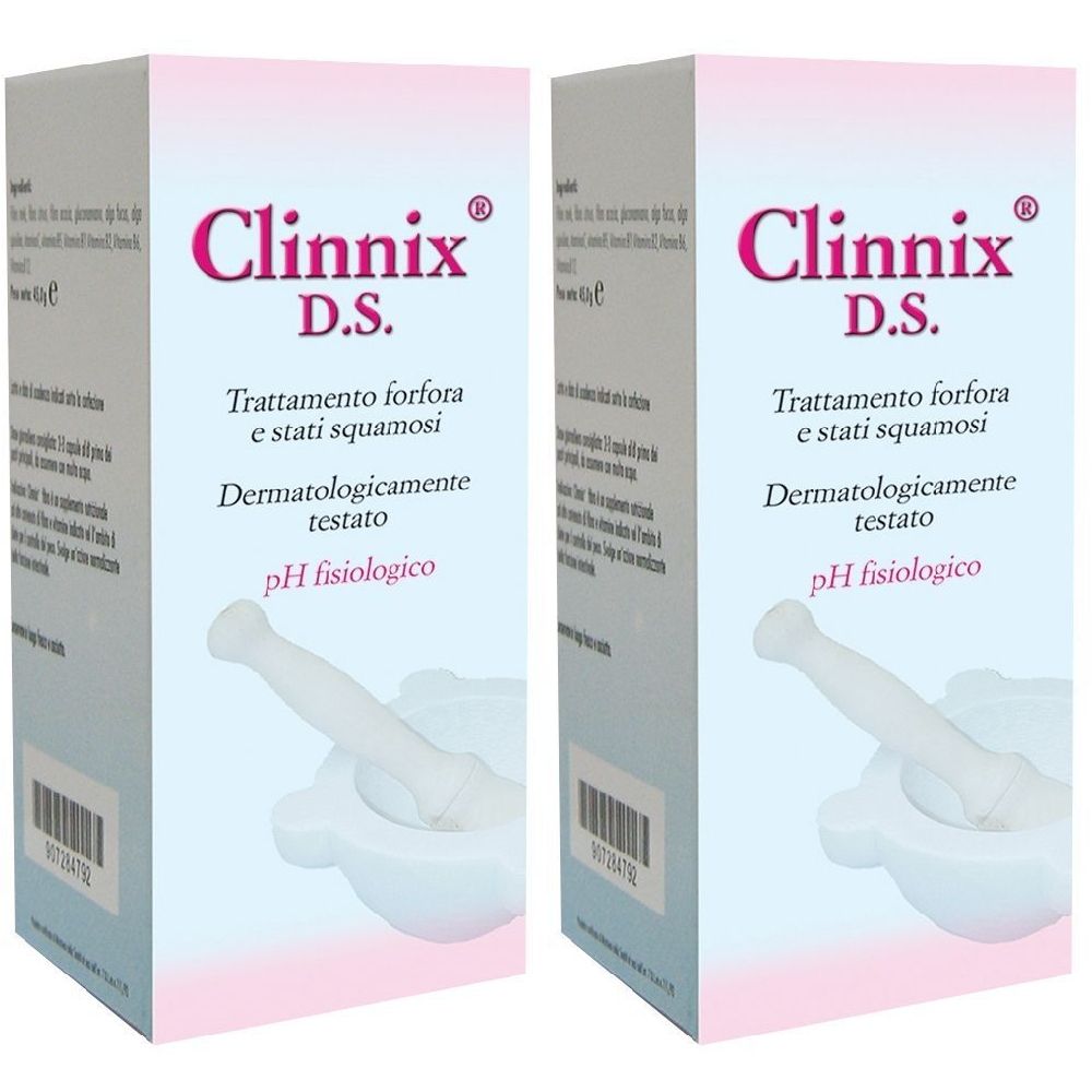 Clinnix Ds Shampoo Flacone Set da 2