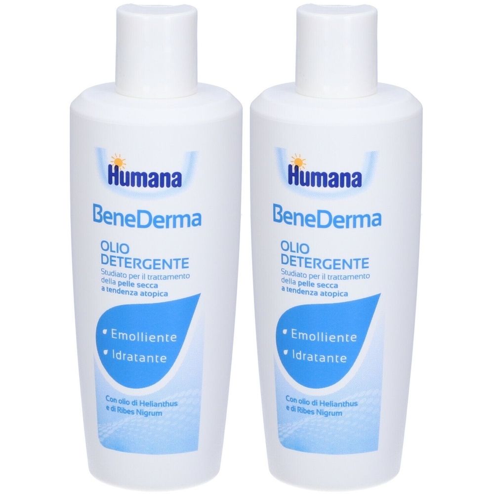 Humana BeneDerma Olio Detergente Set da 2