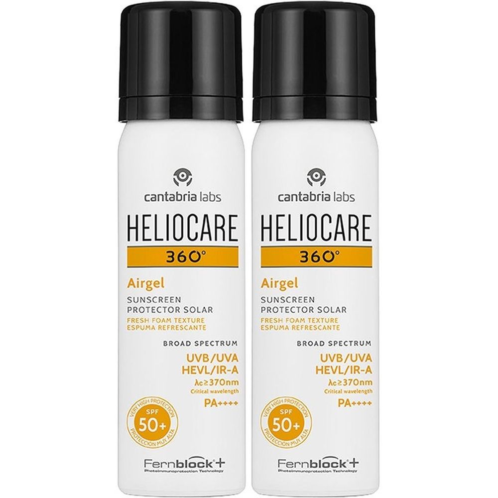 Heliocare 360° Airgel Spf 50+ Set da 2