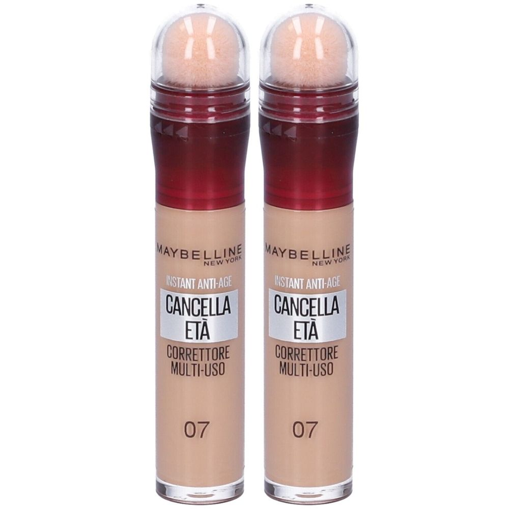 Maybelline New York Correttore Liquido Cancella Età 07 Sand Set da 2
