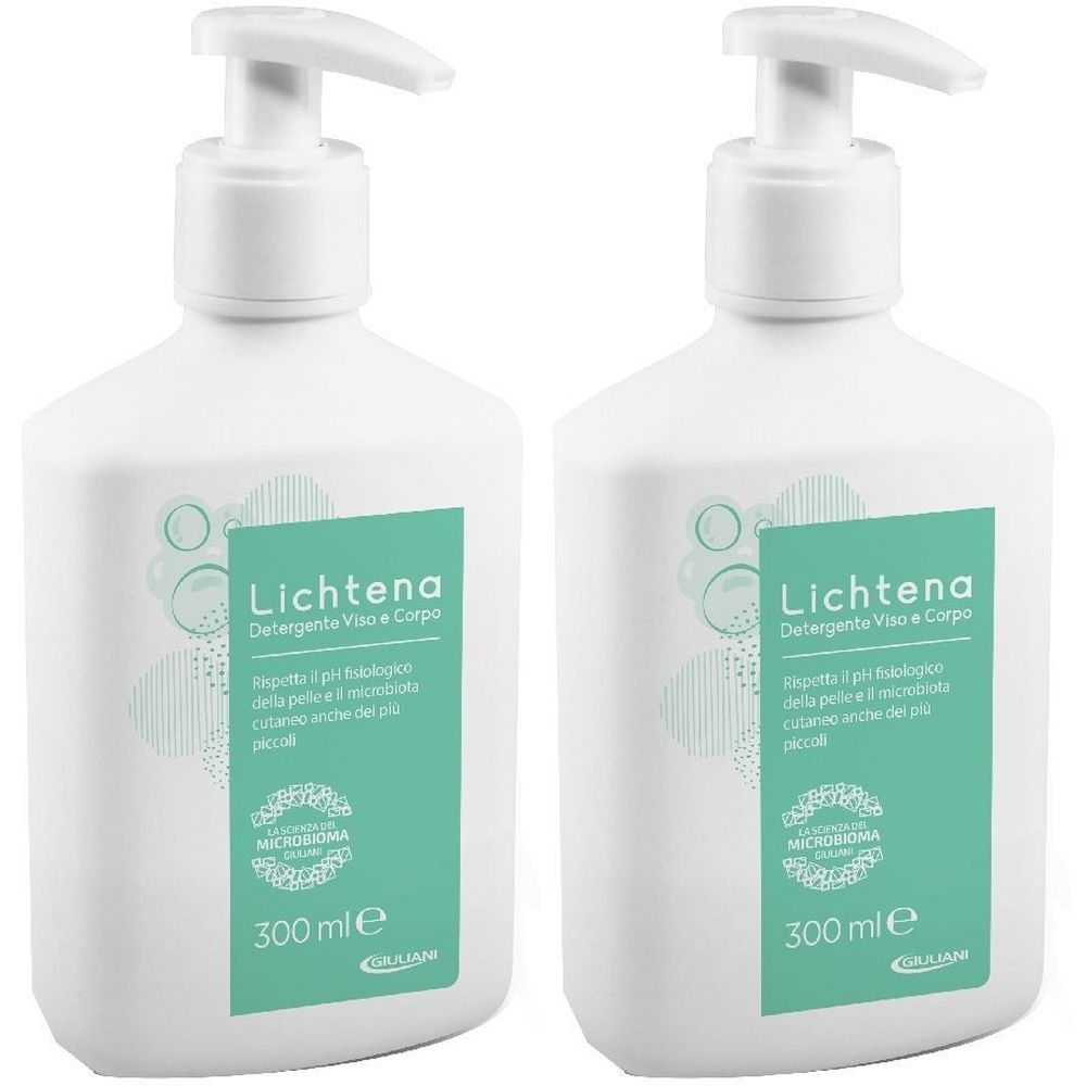 Lichtena Detergente Viso e Corpo Set da 2