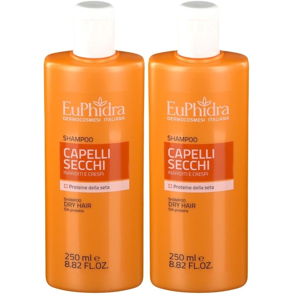 EuPhidra Shampoo Capelli Secchi Set da 2