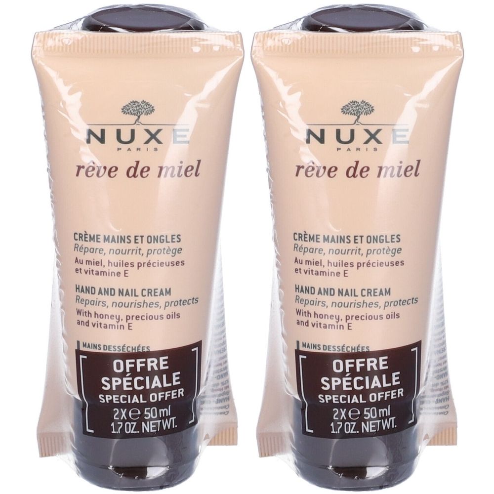 NUXE Rêve de Miel® Crema Mani e Unghie 2x50 ml Set da 2