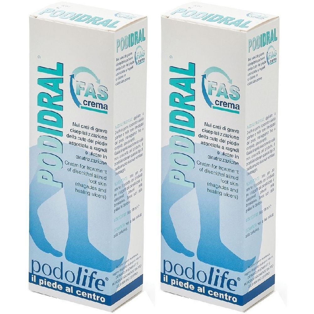 Podidral Fas Crema Ragadi Piede 100 Ml Set da 2
