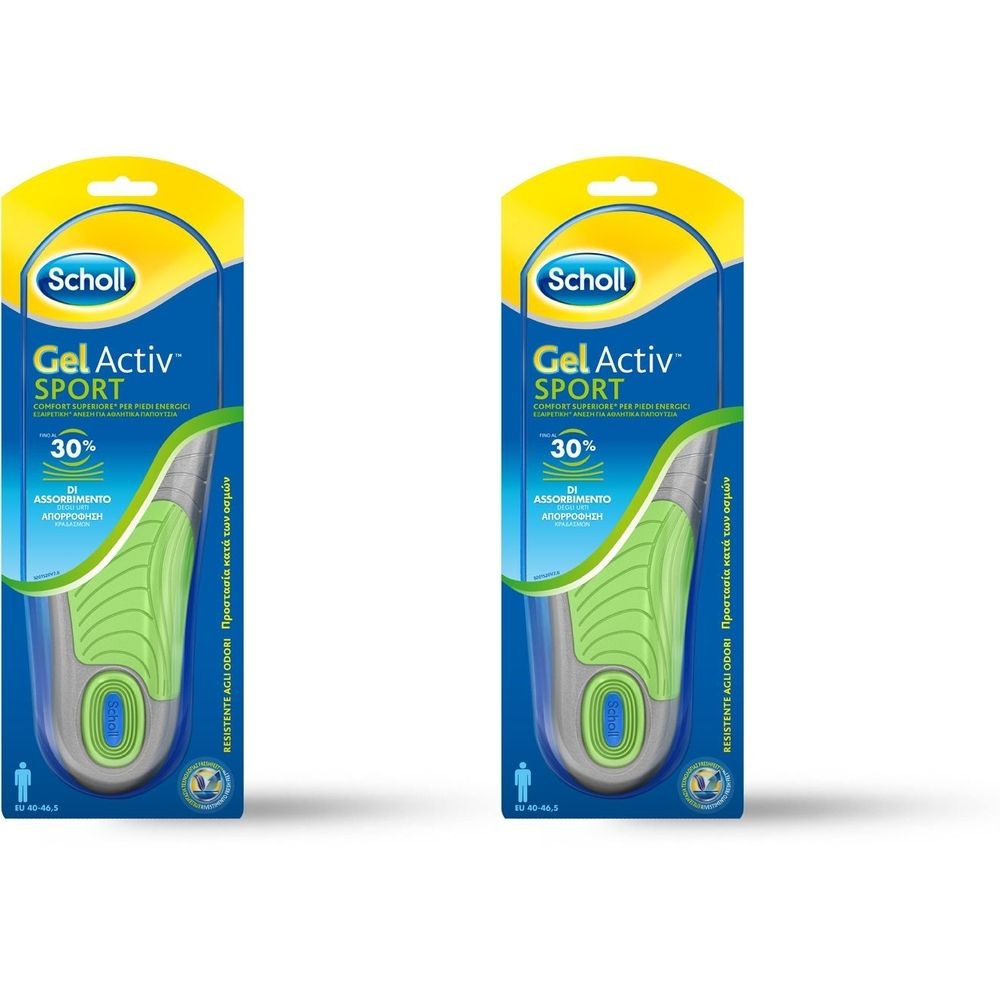 Scholl Gel Activ™ Sport Uomo Set da 2
