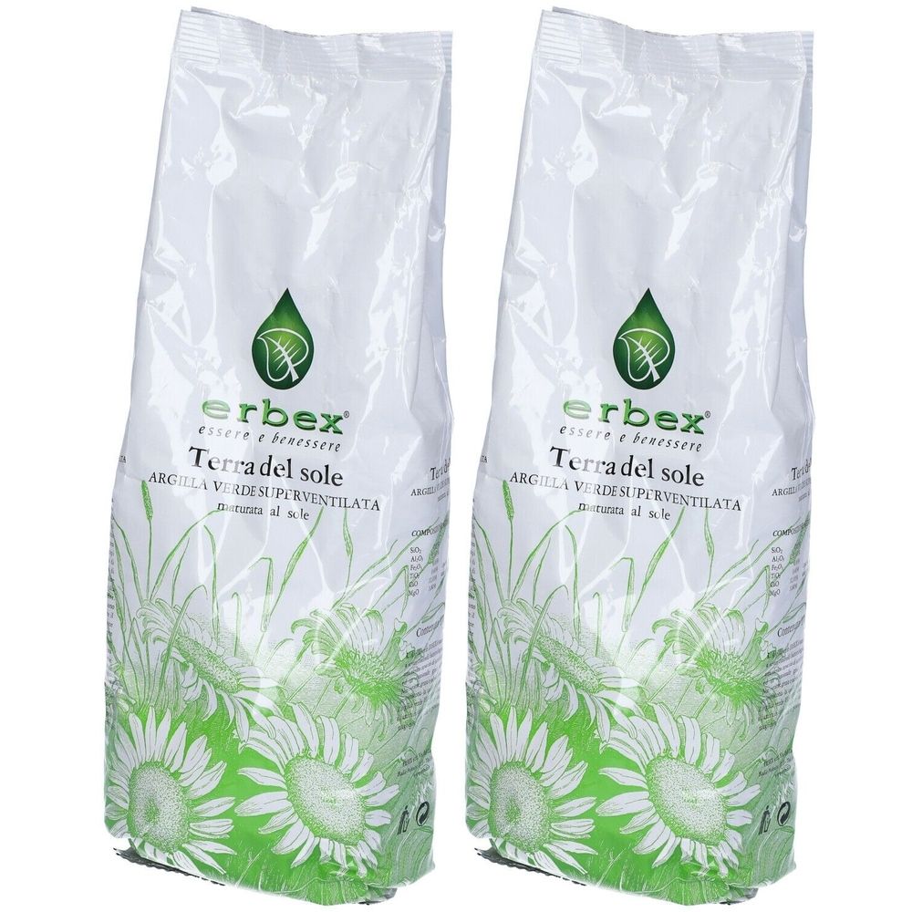 Erbex® Argilla Verde Superventilata Set da 2