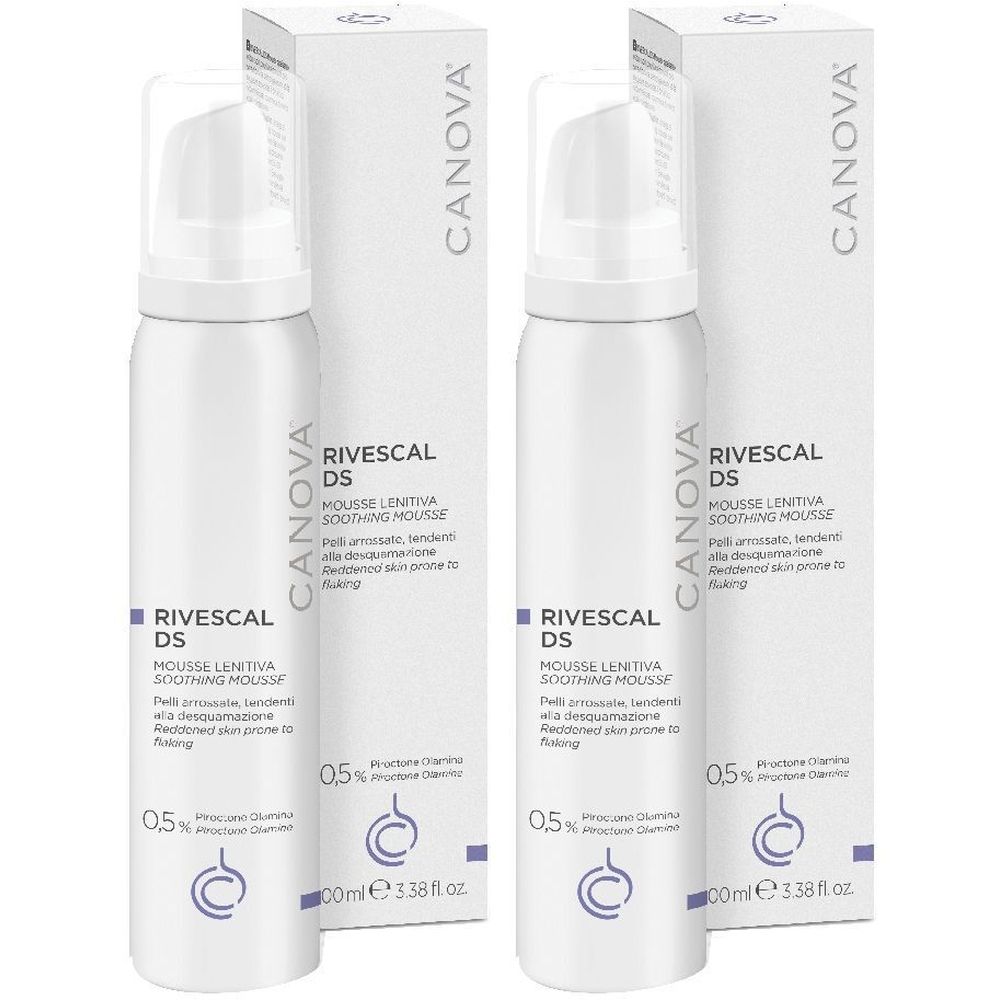 Canova Rivescal Ds Mousse 100 Ml Set da 2