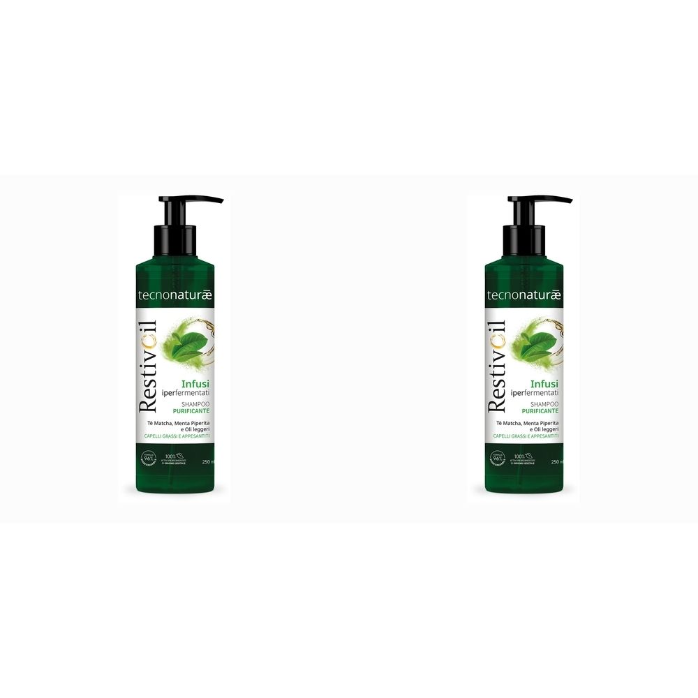 Restivoil Tecnonaturae Shampoo Purificante Infusi Iperfermentati Set da 2