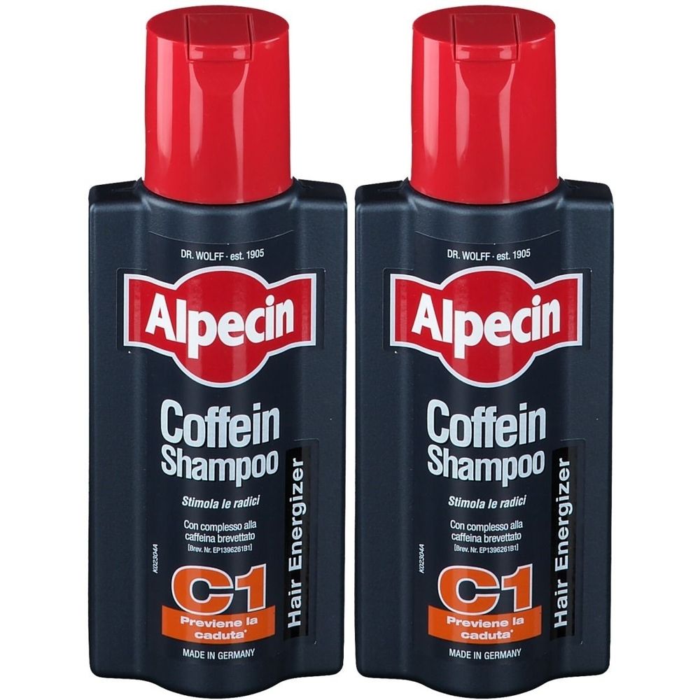 Alpecin Coffein C1 Shampoo Set da 2
