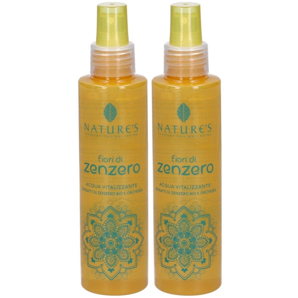 NATURE'S Fiori di Zenzero Acqua Vitalizzante Set da 2
