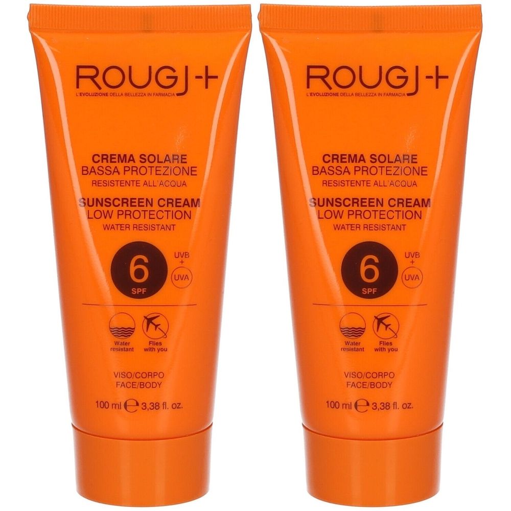 ROUGJ Crema Solare SPF6 Set da 2