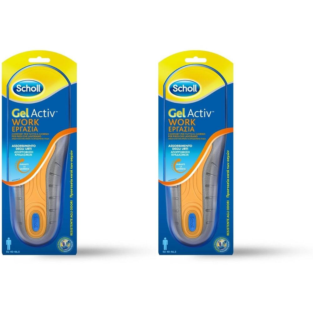 Scholl Gel Activ Professional Work Uomo Set da 2