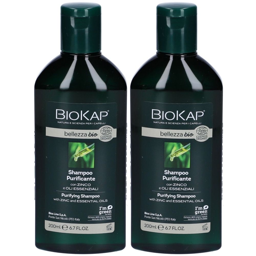 BIOS LINE BioKap® Shampoo Purificante Set da 2