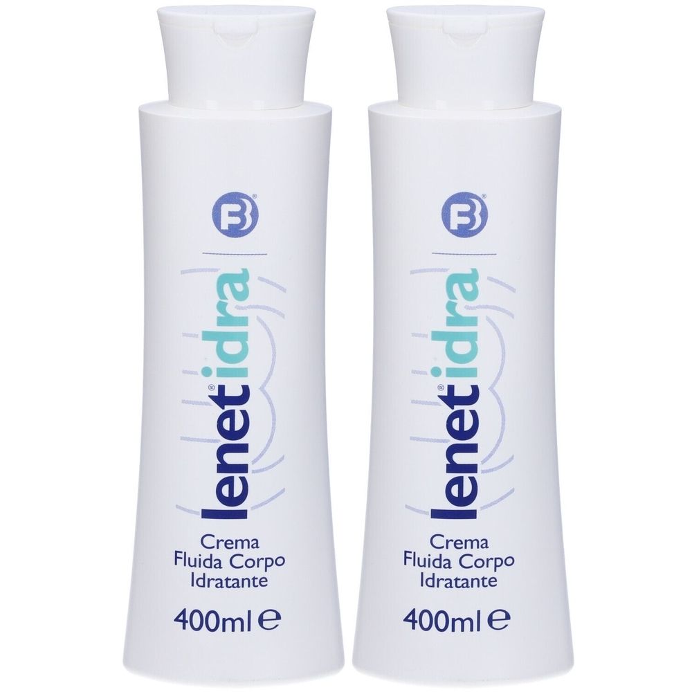 Lenet Idra Crema Idrat 400Ml Set da 2