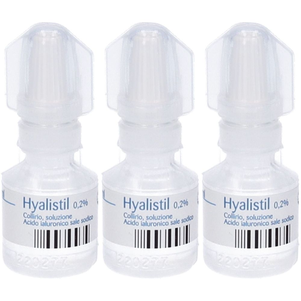 Hyalistil 0,2 % Collirio, soluzione 5 ml Set da 3