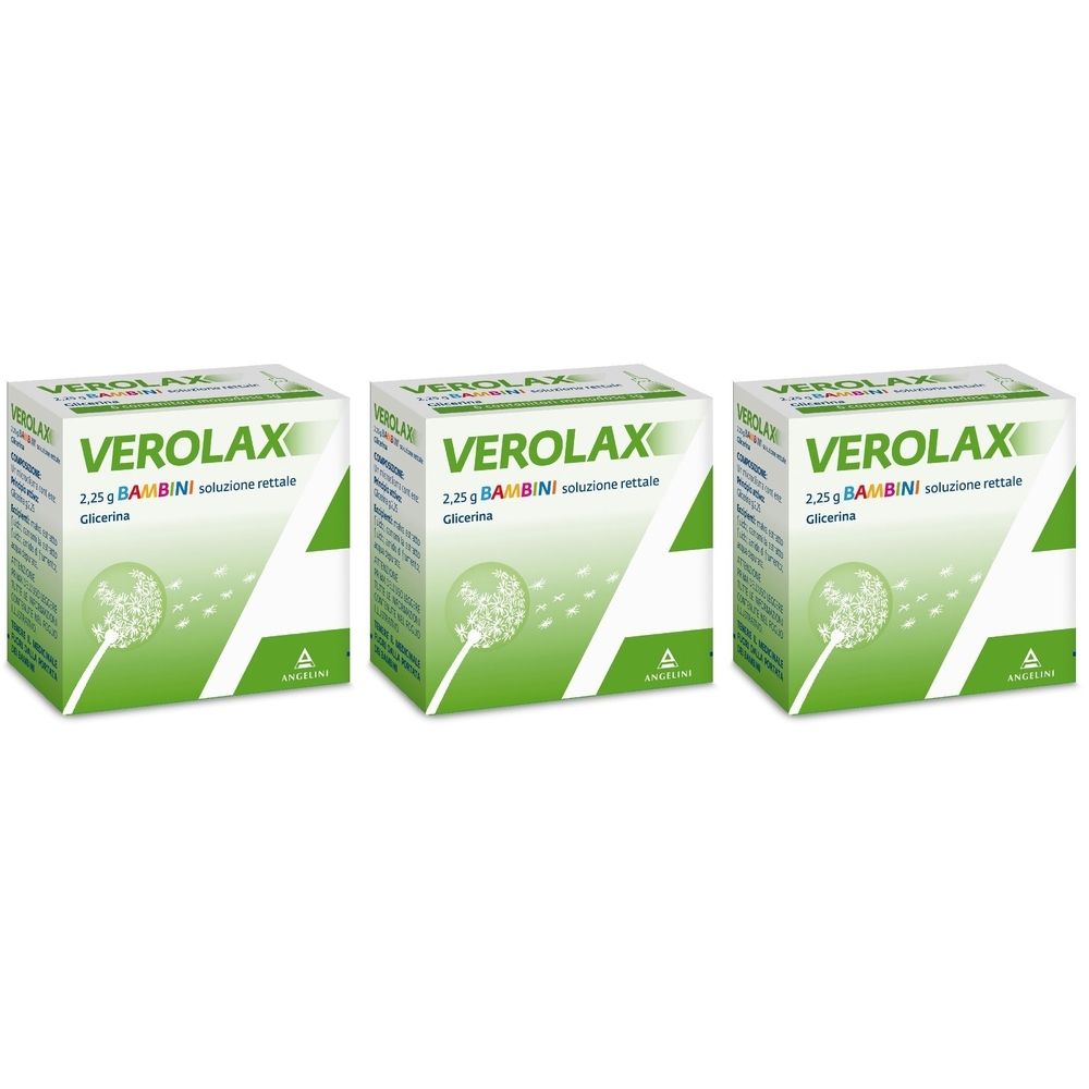 VEROLAX Bambini Soluzione Rettale Set da 3