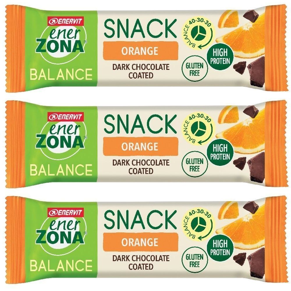 ENERVIT® EnerZONA Snack Balance Orange Set da 3
