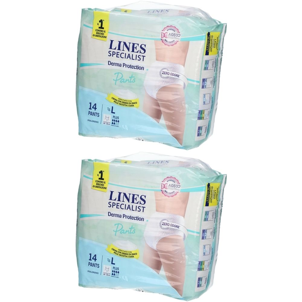 LINES Specialist Derma Protection Pants L Plus Set da 2