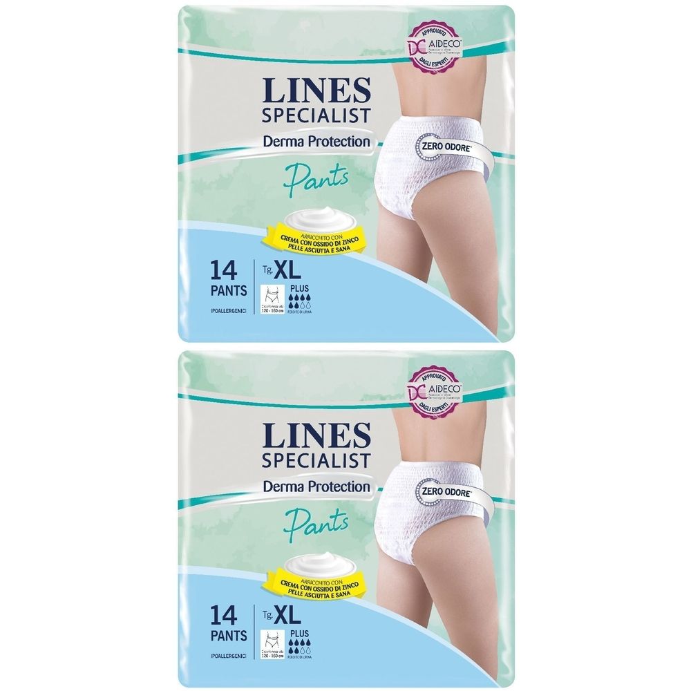 LINES Specialist Derma Protection Pants XL Plus Set da 2