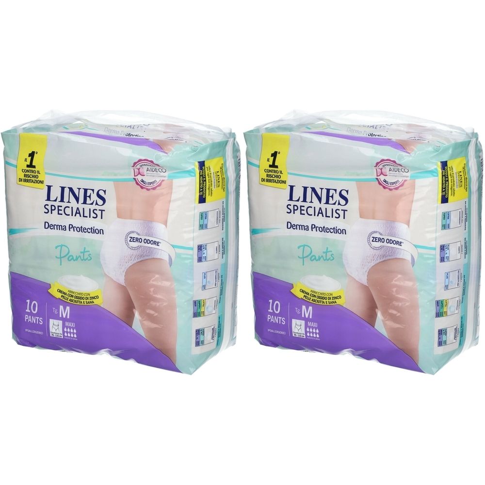 LINES Specialist Derma Protection Pants M Maxi Set da 2