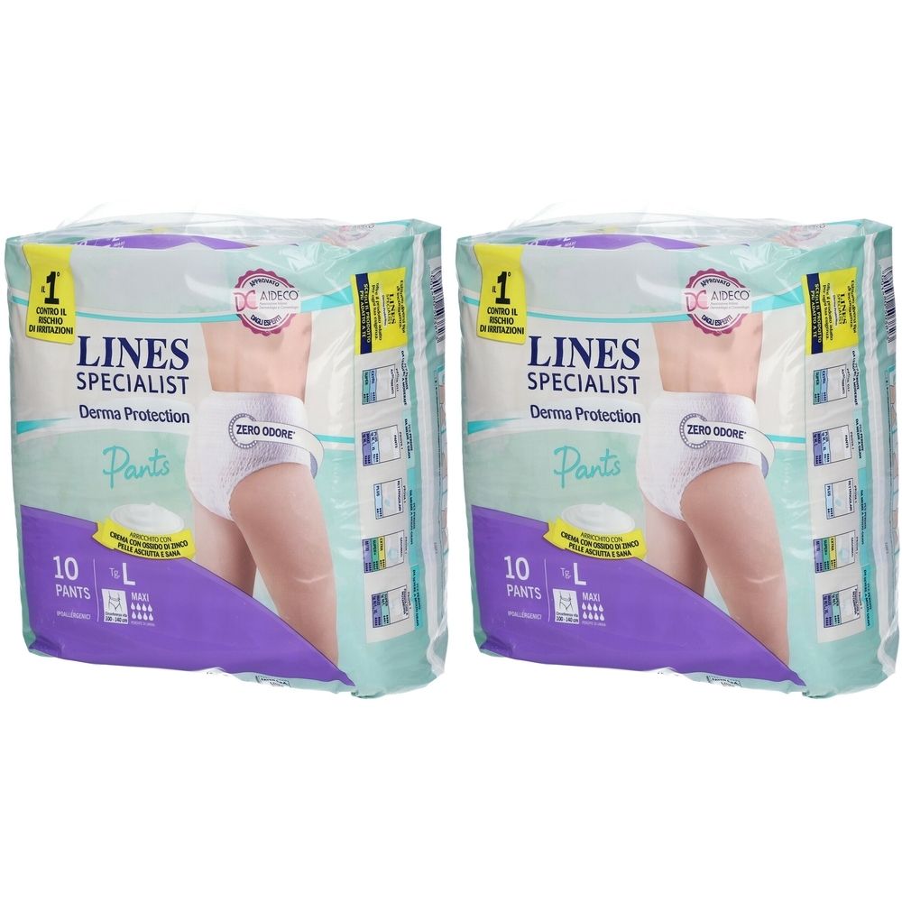 LINES Specialist Derma Protection Pants L Maxi Set da 2