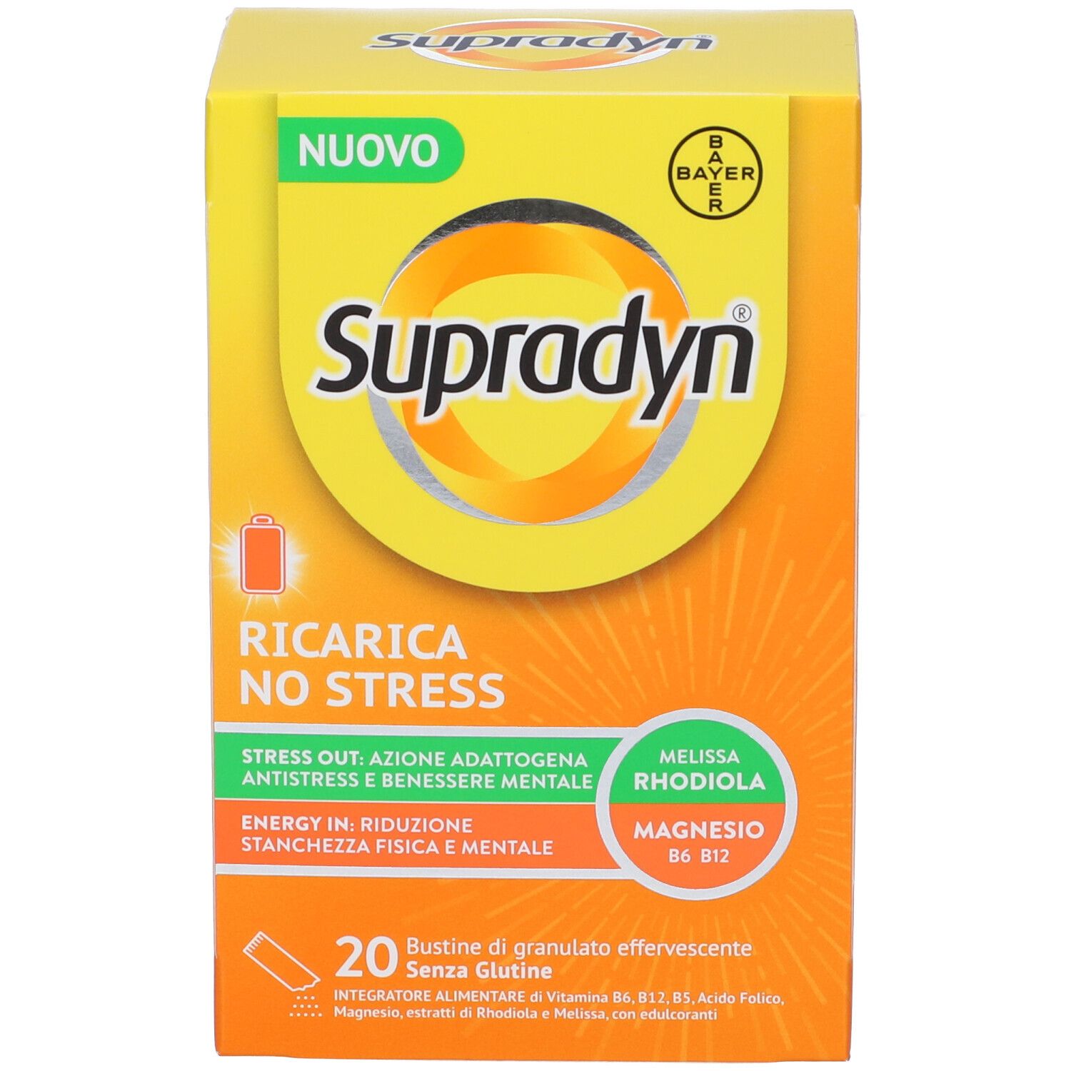 B. SUPRADYN RICARICA NO STRESS 20 BUSTINE