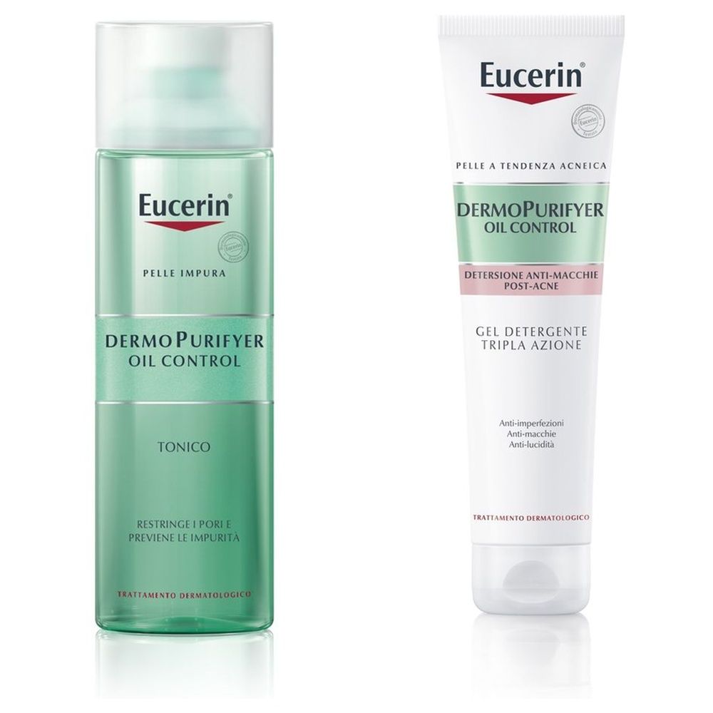 Eucerin Dermopurifyer Oil Control 150ml + Tonico Dermo Purifyer Oil Control 200ml