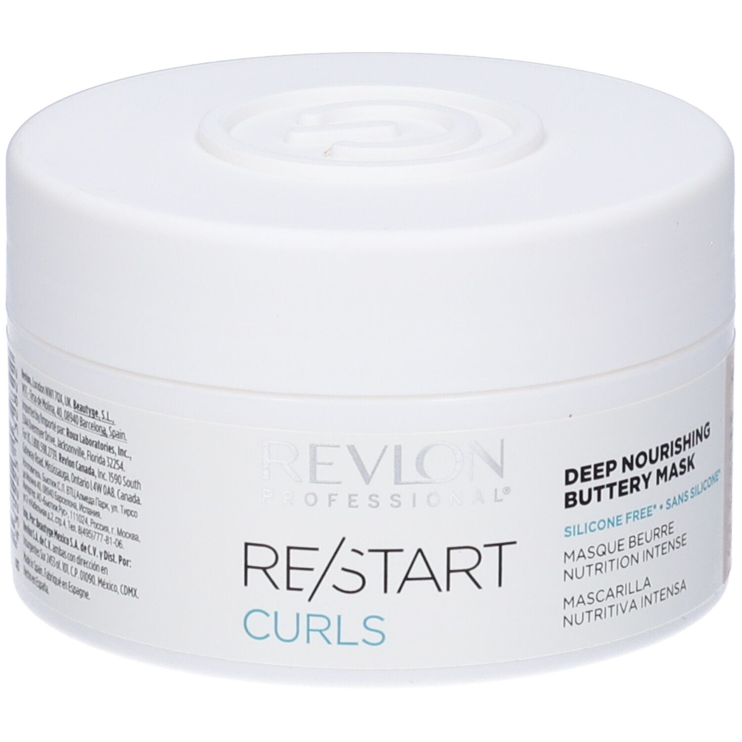 Revlon Professional RE/START Curls Maschera Nutritiva Intensa, senza silicone.