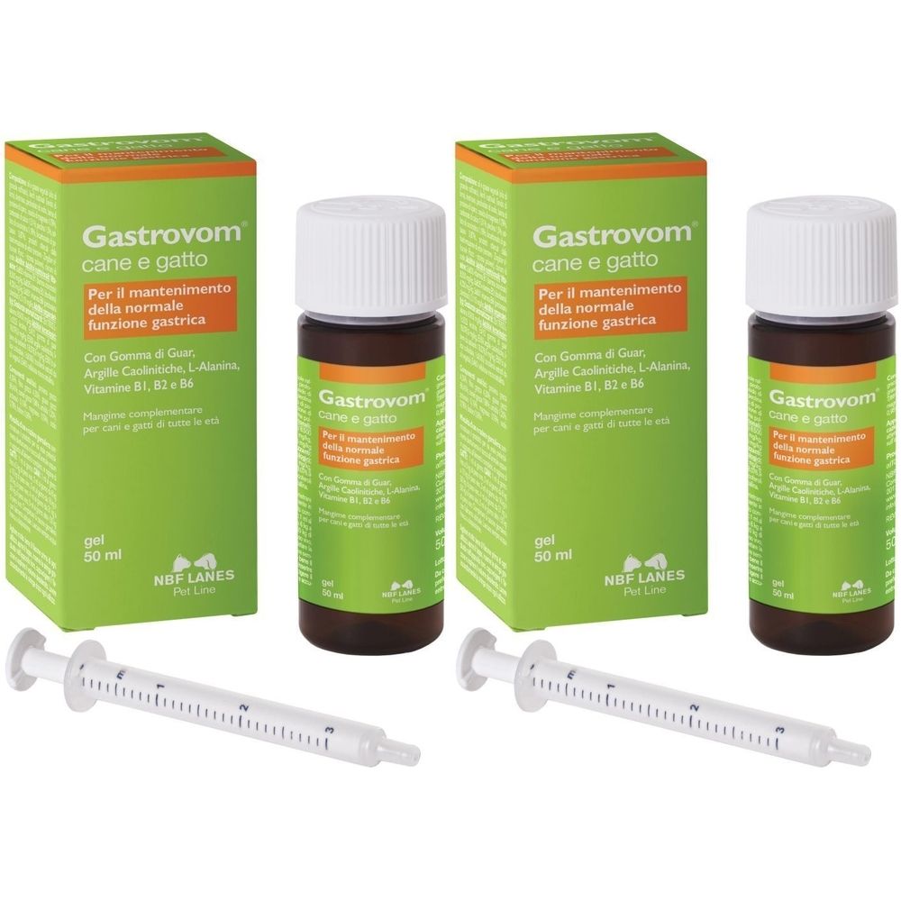 Gastrovom Cane Gatto Gel 50 Ml Set da 2