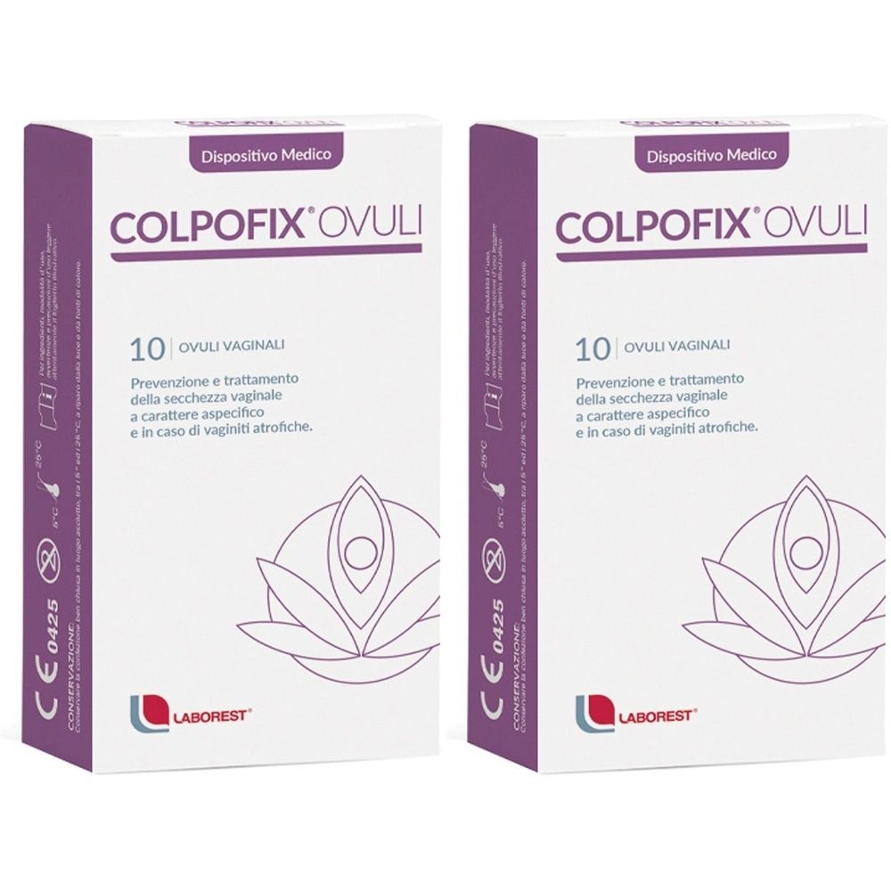 Colpofix Ovuli 10 Pezzi Set da 2
