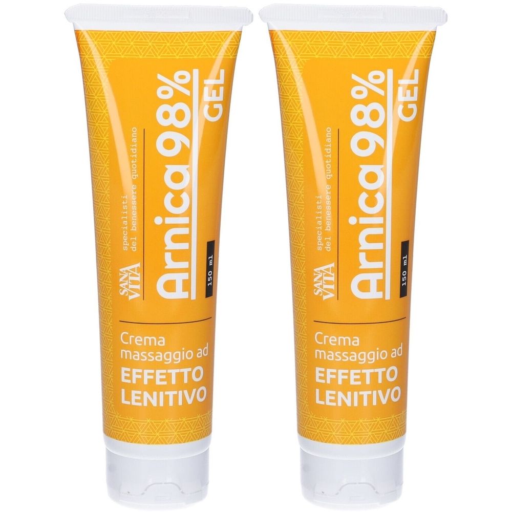 Paladin Pharma Sanavita Gel Arnica Forte 98% Set da 2
