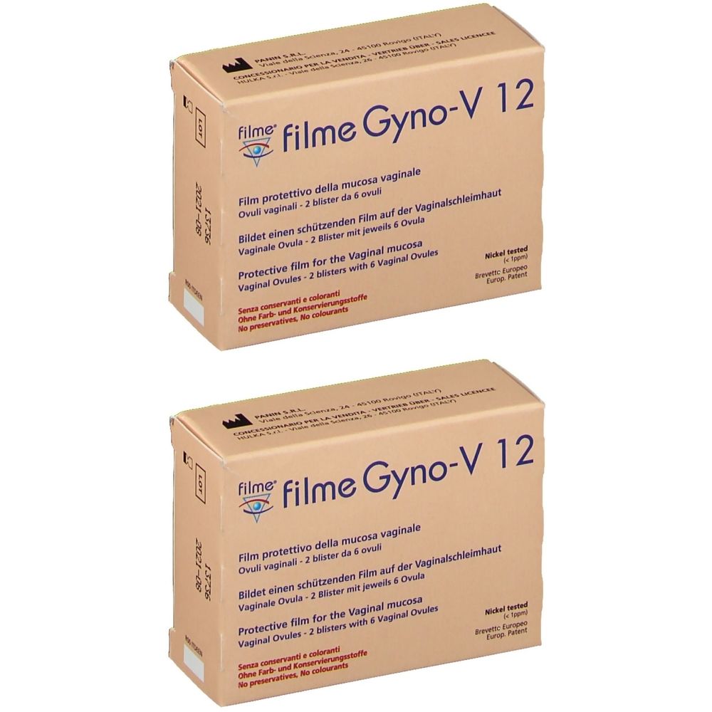 Filme® Gyno-V 12 Ovuli Set da 2